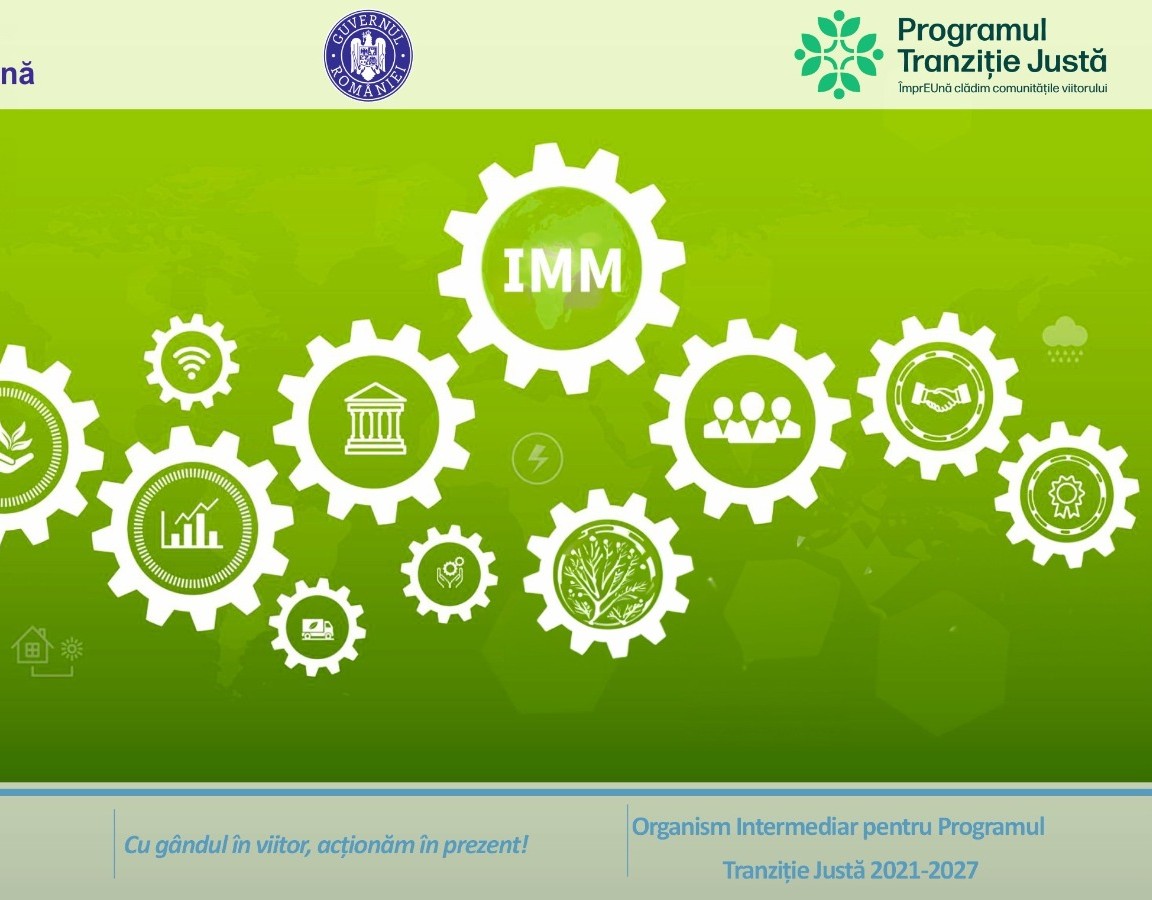 Instrucţiune pentru utilizarea siglelor Programului Tranziție Justă 2021-2027